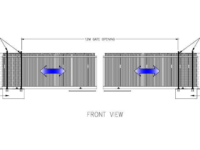 Sliding Gate SGTM 12M BI PARTING